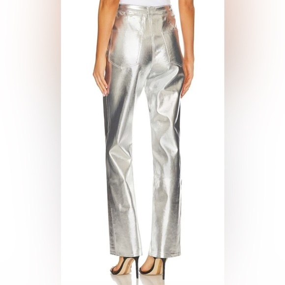 WeWoreWhat Mirror Straight Leg Mirror - Picture 6 of 16